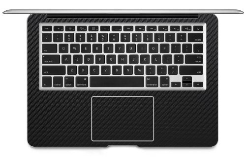 iCarbons Black Carbon Fiber Vinyl Skin for MacBook Air 13