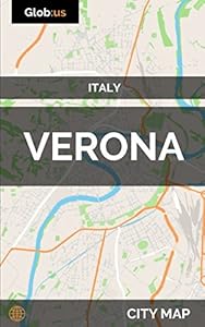 Glob:us City Maps - Verona, Italy - Greyscale Street Map, Matte Finish, 4 x 6 Inches