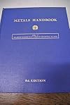 Metals Handbook, 8th Edition. Volume 7: Atlas of Microstructures of Industrial Alloys