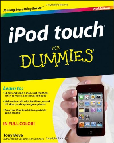 iPod touch For Dummies by Tony Bove