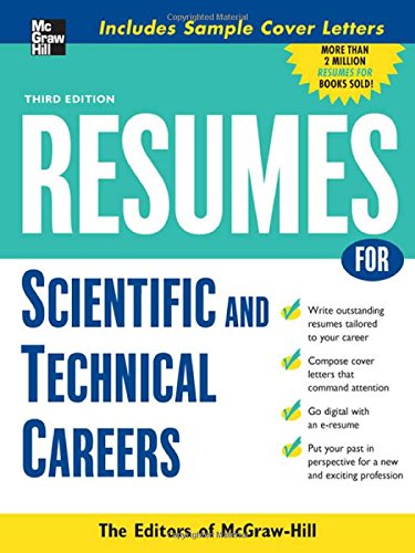 Resumes for Scientific and Technical Careers by McGraw-Hill Education