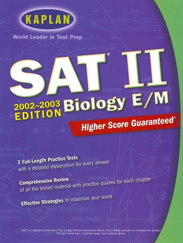 Kaplan SAT II Biology 2002-2003 by Kaplan