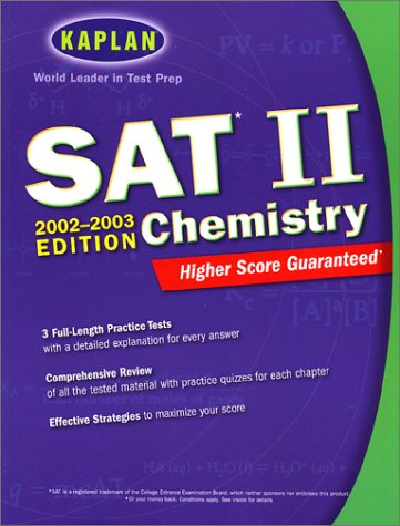Kaplan SAT II Chemistry 2002-2003 by Kaplan