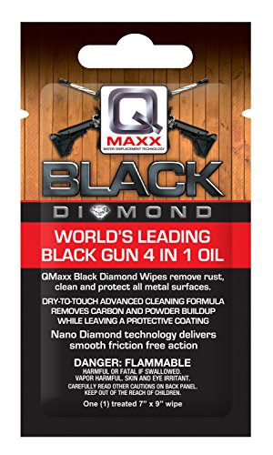 Algopix Similar Product 14 - QMAXX Diamond Gun Wipes (10 Pack), Black