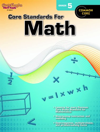 Core Standards for Math: Reproducible Grade 5 by STECK-VAUGHN