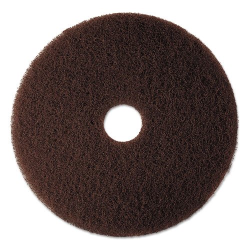 

3M Low-Speed High Productivity Floor Pads 7100, 20-Inch, Brown - Includes 5 pads per case.