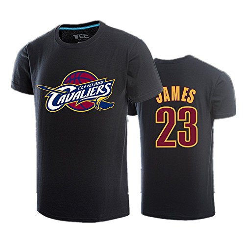 LeBron James NBA Cleveland Cavaliers Number T-Shirt Black