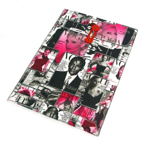 【全4柄】Macbook air 11.6用封筒レザーポーチ　ケース　インナーケース　ヨーロッパ風　雑誌表紙仕様　マゼンタ　PU Leather case for Macbook air 11.6 (1599-2)