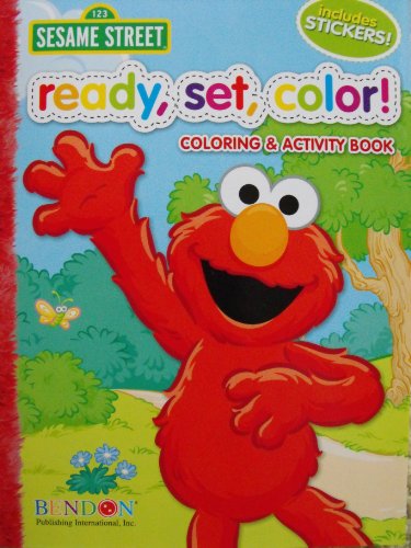 Sesame Street Coloring Book Ready Set Color