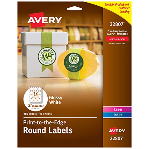 Algopix Similar Product 5 - Avery 2 Round Labels for Laser 