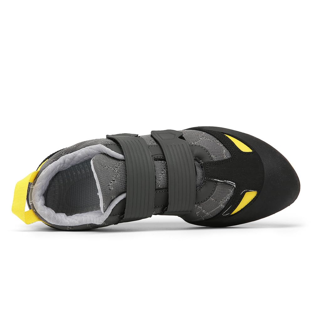 Mens Youth Wall Climbing Shoes, Non-Slip Lightweight Bouldering Sport Sneaker Breathable Rock Climbing Shoes For Adult_vogvips.com