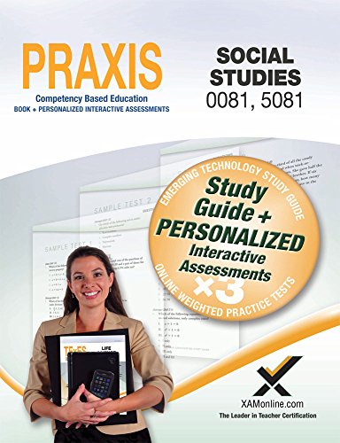 Praxis Social Studies 0081, 5081 Book and Online by Sharon Wynne