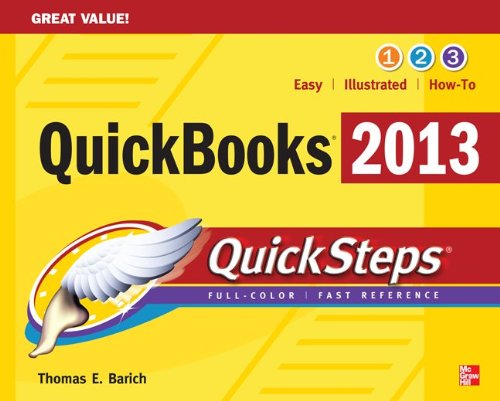 QuickBooks 2013 QuickSteps by Thomas Barich