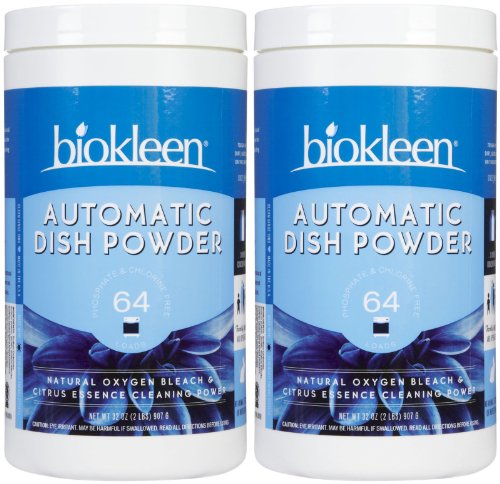 Biokleen Automatic Dish Soap Powder - 32 oz - Citrus - 2 pk