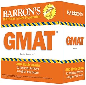 Barron's GMAT Flash Cards by Jennifer Herman  Ph.D.