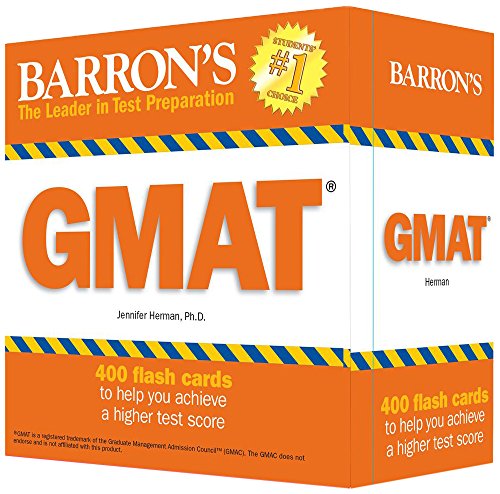 Barron's GMAT Flash Cards by Jennifer Herman  Ph.D.