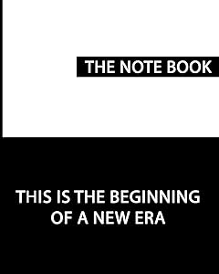 The Book Note: Black and white Note book 8x10 100 pages with lines by Mohamed El yabbouhi