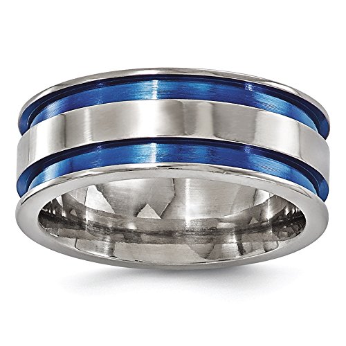 Algopix Similar Product 3 - Edward Mirell Titanium Grooved Blue