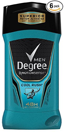 Degree Men's Body Responsive Antiperspirant & Deodorant, Invisible Stick, Clean, 2.70-Ounce