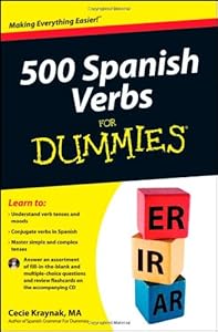 500 Spanish Verbs For Dummies, with CD