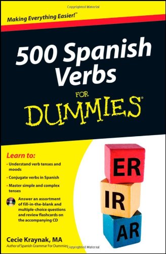 500 Spanish Verbs For Dummies, with CD by Cecie Kraynak