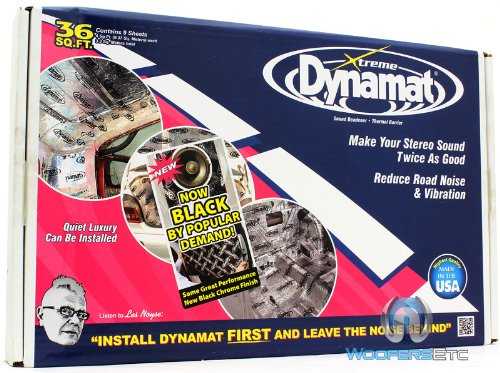 

BLACK 10455 - Dynamat Xtreme 36ft Bulk Pack Sound / Vbration Damping for an Entire Car