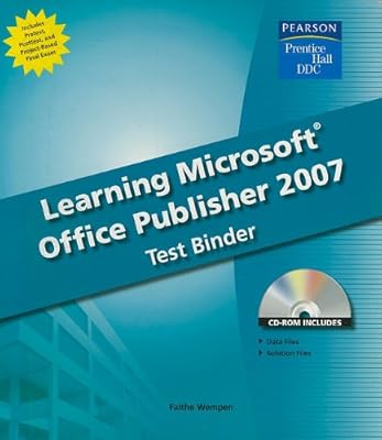 Learning Microsoft Publisher 2007 Test Binder [With CDROM]
