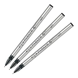 パーカー【PARKER】【3本まとめ買い】替芯　5thテクノロジー採用ペン(インジェニュイティ)専用　ブラック(ペン先:F) [S1162712]