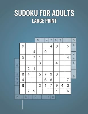 Sudoku For Adults Large Print: Puzzle Book for Adults with 600 Puzzles and Answers - Perfect Holiday / Birthday Gift