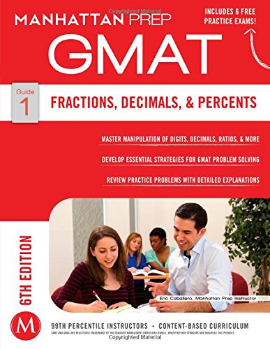 GMAT Fractions, Decimals, &amp; Percents by Manhattan Prep