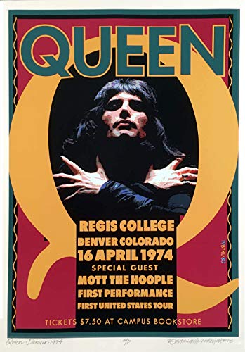 Algopix Similar Product 12 - QUEEN Poster Regis College Celebrating