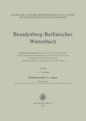 Rubenschneider Bis Schmal (German Edition)