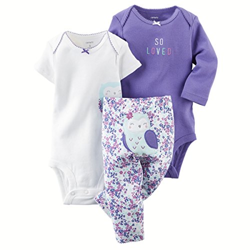 Carter's Baby Girls' 3 Piece Take Me Away Set (Baby)