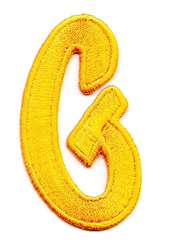 LETTERS - Golden Yellow Script 2