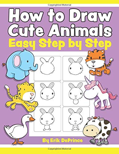 How To Draw Cute Animals Easy Step by Step by Erik DePrince