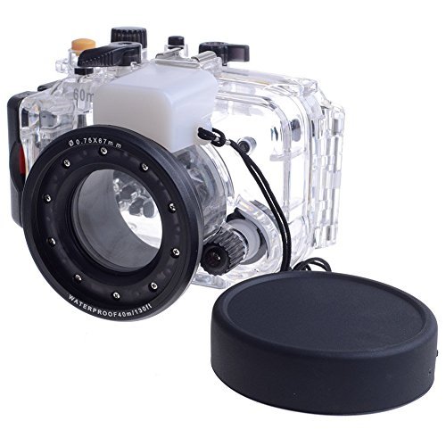 Neewer 40 m/130ft Unterwasser PC Gehäuse Kamera Wasserdichte Schutzhülle für Sony RX100 M3