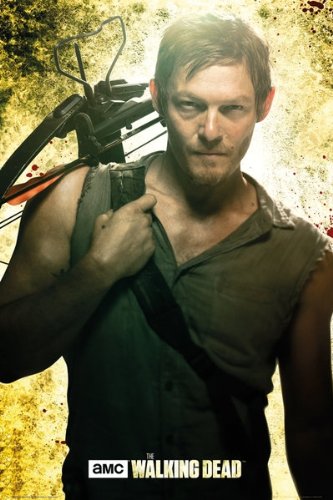 Daryl Dixon Walking Dead Television Poster 24 x 36in