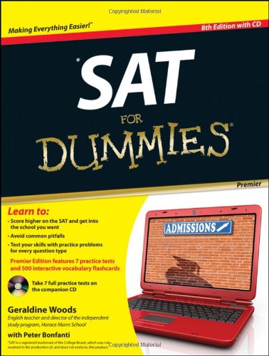 SAT For Dummies, with CD by Geraldine Woods