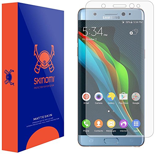 Galaxy Note 7 Screen Protector, Skinomi MatteSkin Full Coverage Screen Protector for Samsung Galaxy Note 7 Anti-Glare and Bubble-Free Shield with