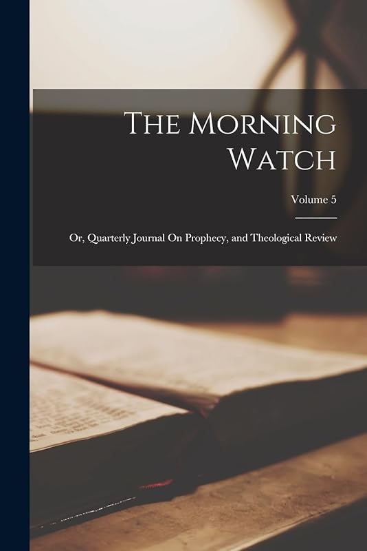 The Morning Watch: Or, Quarterly Journal On Prophecy, and Theological Review; Volume 5 by Anonymous