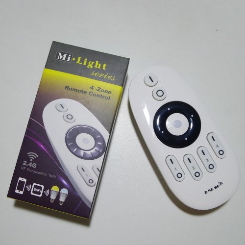 LEDENET® 2.4G 4-Zone LED Dual White Remote Control Touch Wireless RF Dimmable WiFi App Mi Light Series For Warm White Cool Lights Strips Controller