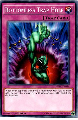 Yu-Gi-Oh! - Bottomless Trap Hole - WIRA-EN056 - Common - 1st Edition (WIRA-EN056) - Wing Raiders - 1st Edition - Common