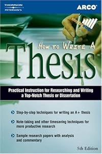 How to Write a Thesis 5E