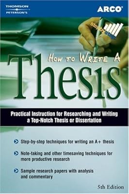 How to Write a Thesis 5E