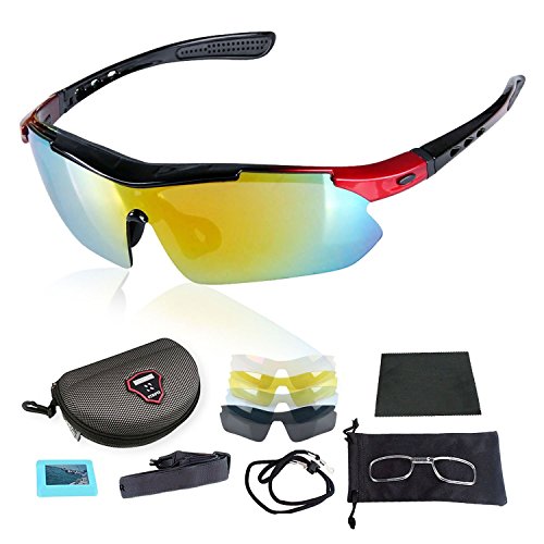 INBIKE New Cycling Bicycle Bike Sports Sun Glasses sunglasses with 5 Lens, 4 Colors To Choose
