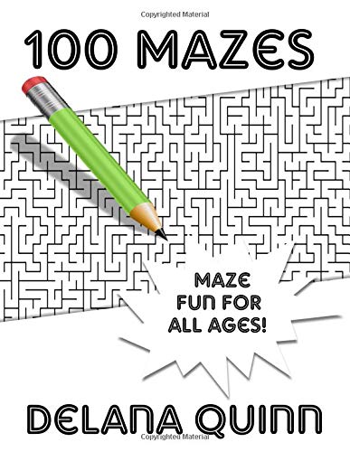 100 Mazes: The Big Book Of Time-Wasters by Delana Quinn