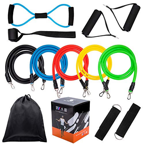 Algopix Similar Product 17 - Fitness Resistance Band Set5Pcs