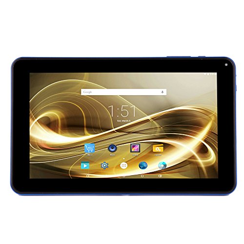 iRULU eXpro X1a 9 Inch 8GB Quad Core Tablet PC, Google Android 4.4 Kitkat, 1024*600 Resolution, WiFi(Blue Rear)