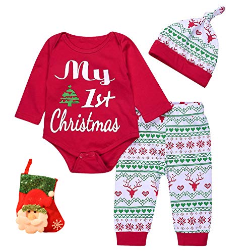 Algopix Similar Product 13 - 4PCs Baby Red Long Sleeve TShirt