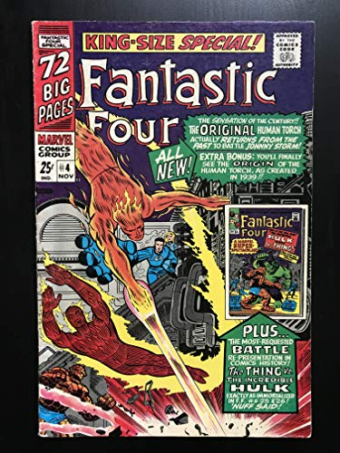 Algopix Similar Product 18 - Fantastic Four Annual 4 1967 King Size